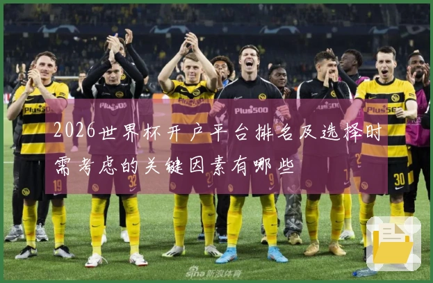 2026世界杯开户平台排名及选择时需考虑的关键因素有哪些