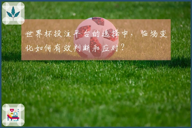 世界杯投注平台的选择中，临场变化如何有效判断和应对？