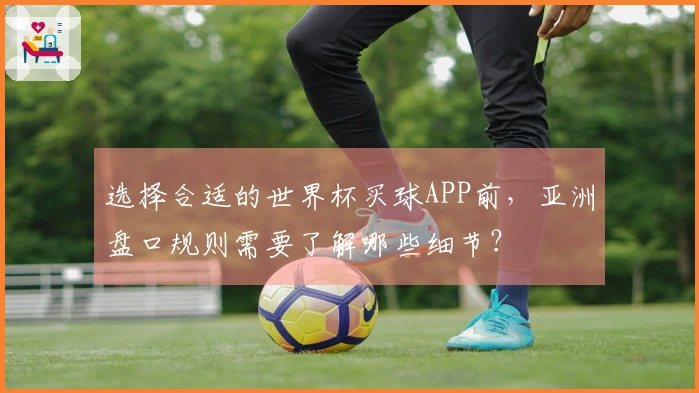 选择合适的世界杯买球APP前，亚洲盘口规则需要了解哪些细节？